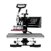 BestEquip Heat Press Machine 8 in 1 Digital Transfer Sublimation T Shirt Heat Press 15x15 Inch Heat Press for T-shirt Hat Mug Plate Cap (15'' x 15'' 8IN1)