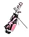 Precise XD-J Junior Golf Clubs Set – Right & Left Hand Options – Kids Golf Clubs for Ages 3-5, 6-8, 9-12 – Lightweight Graphite Shafts, Hybrid Club, Stand Bag – Boys & Girls Golf Set