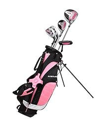 Precise XD-J - Juego completo de palos de golf para niños de 3 edades, para niños y niñas, mano derecha e izquierda