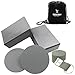 Yoga Block And Strap Set – Gift 6 Piece High Density Foam Brick Accessories Pilates Eva Non Toxic Eco Friendly Portable Basic Beginners Stretching Prime Pads Amazon Supplies Elbow Knee Travel (Gray)thumb 1