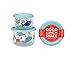 Sugarbooger Good Lunch Small Snack Container, Ocean, 2 Count