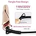 Hair Straightener, YUSONG 2-in-1 Professional Hair Curling Iron Titanium-Plated PTC Instant Heat Flat Irons Curlers for Women Hair Styling Tools Salon Appliance with Anti-Scald Handlethumb 4