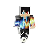 Fire and Ice Boy Action Figure Toy, 4 Inch Custom Series Figurines by EnderToys