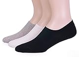 Dr. Anison Mens Cotton No Show Socks Fashion color Stripe For Spring Summer Pack Of 3
