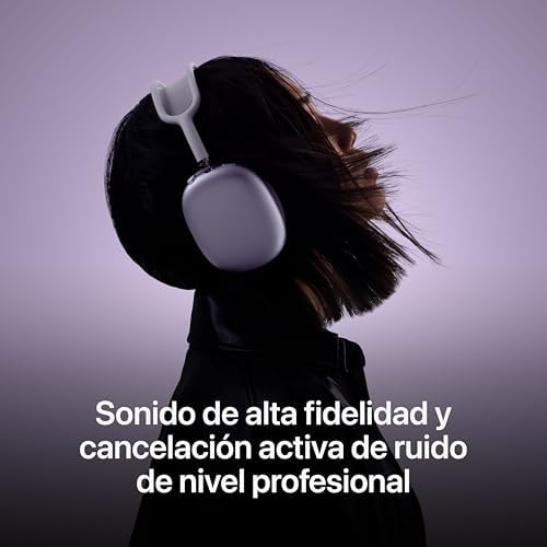AirPods MAX Auriculares inalámbricos de Diadema con cancelación Activa de Ruido de Nivel Profesional, Modo de Sonido Ambiente, Audio Espacial Personalizado, Carga por USB C, Azul