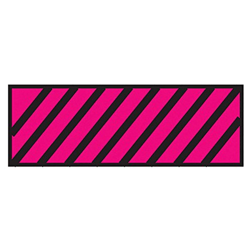 Surgical Instrument Identification Sheet Tape Diagonal Black Stripe Red