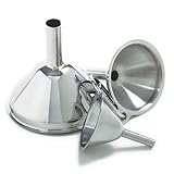 Norpro 3-Piece Stainless Steel Funnel Set (2 Pack) (1, 2)