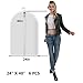 allhom dust proof garment bags - set of 6 pcs 40 inch hanging clothing storage bags and cedar balls,for jacket, shirt, sweater, suit