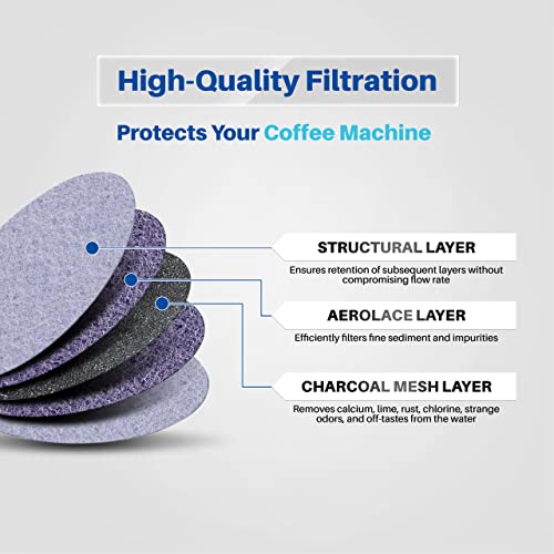 K&J Mr. Coffee Charcoal Water Filter Discs Replacement 12Pack Fits
