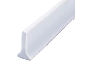 KUK 79 Inch Bathroom Kitchen Self-Adhesive Water Barrier Threshold Water Dam Retention System Floor Water Stopper Strip for W