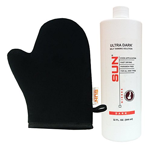Spray Tan Solution 32 oz with Tanning Applicator Mitt