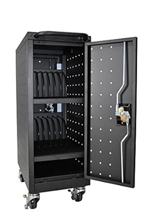 LUXOR LLTM16-B-V2 Tablet and Chromebook Charging Cart