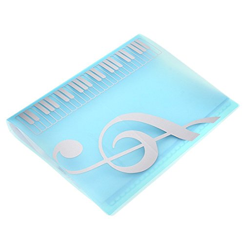 A4 Size,40 Pockets,Sheet Music Folder Files Documents Folder (Blue) - Thumbnail 7
