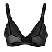 Gratlin Women's Padded Push Up Underwire Maternity Nursing Bra with Full Sling Black. 36DD