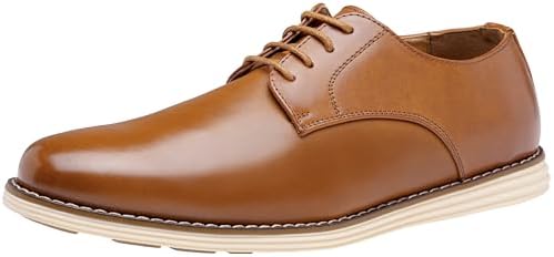 Men's Classic Oxford Dress Shoes - Formal Business Lace Up Derby Shoes