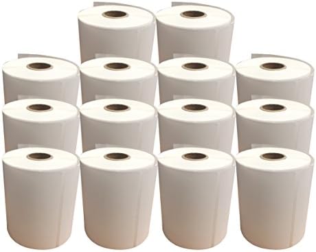 Sticiry Rolls of 250 4X6 Direct Thermal Blank Shipping Labels for Zebra 2844 Zp-450 Zp-500 Zp-505 (14 ROLLS)