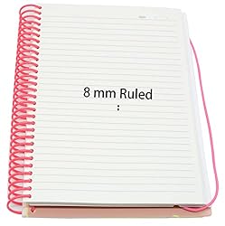 Large Spiral Notebook With Bandage, 4 Pcs 10.2 Inch