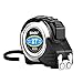 Tape Measure with Fractions – Tape Measure Double Sided Metric and Inches, Dual Lock Releases, Measuring Tape with Magnetic Hook, Self-Locking, Metal Casing, 27 FT X 8 M