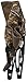 Browning Strutter Camo Turkey Hunting Chair with Foldable Low Profile Compact Design, Durable Steel Frame, and Padded Shoulder Carry Strap and Carry Bag