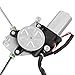 Power Window Regulator With Motor for 2001-2005 Honda Civic 4 Doors Sedan, Front Left LH Driver Side, 4 Pin Connector.
