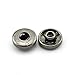 60 Sets 10mm Metal Snap Fasteners Press Stud Rounded Sewing Rivet Buttons Clothing Leather Craft DIY Poppers Black