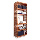 John Louis Home 16in. Deep Woodcrest Storage Tower