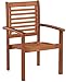 Amazonia Stackable Eucalyptus Chair Light Brown 23Lx25Wx35H