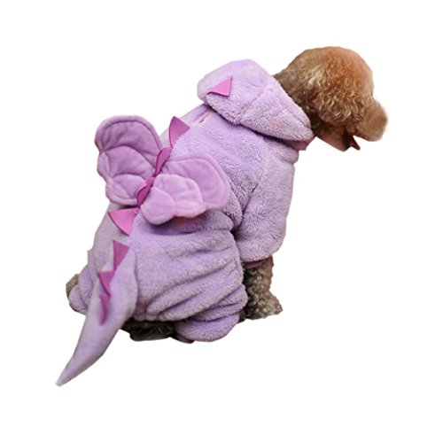 ARJOSA® Puppy Dog Cat Thickened Hoodie Jumpsuit Dinosaur Dragon Costume Winter Coat Clothes