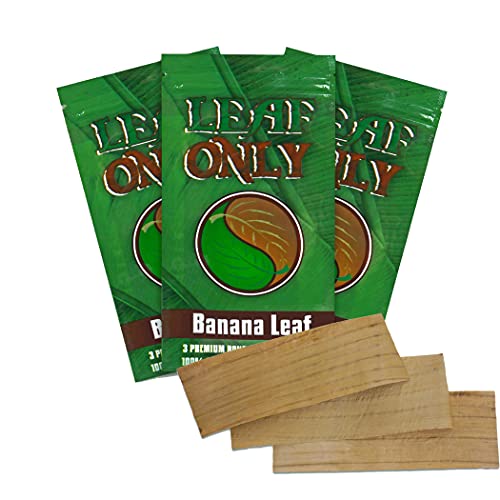 Leaf Only King Size Natural Banana Leaf Wrap Pre Cut Banana Leaf