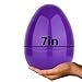 Totem World Jumbo 10-Inch Solid Purple Easter Egg - The Perfect Size For Holding Toys, Candy Bars, And Stuffed Animals - Easy To Open, Tough To Break - Great As Party Favors And Easter Basket Stuffers