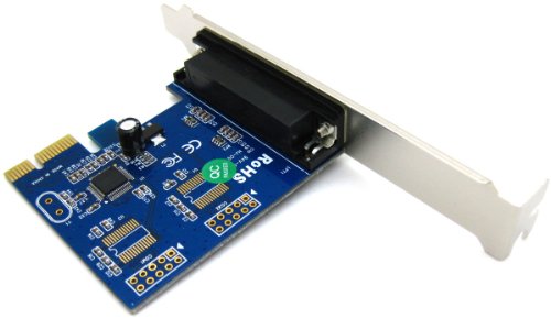 DB25 Parallel Port LPT Printer to PCI-E PCI Express Card Adapter Converter, WCH CH382L Chipset