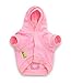 DroolingDog Small XS Dog Clothes Girl Female Yorkie Dog Shirt Chihuahua Dog Shirt for Girls Pink Puppy Clothes Princess Printed