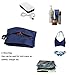 MISSLO Portable Nylon Travel Shoe Bags with Zipper Closure (Pack 4, Mix Color)
