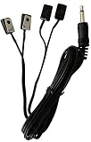 BAFX Products - Emitter Cable for BAFX Products IR Repeater Kits (Quad Head - 3' Long)