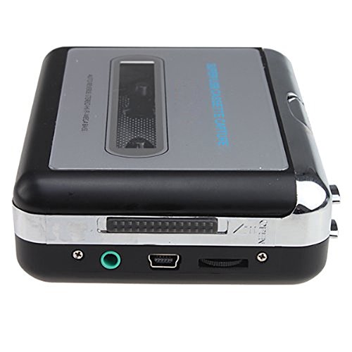 ETC-USB Portable Cassette to MP3 Converter Tape-to-MP3 Player with Headphones