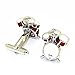 K-Musculo Qillyoper Lifestyle Special Drum Kit Cufflinks for French Shirt Drum Cuff Buttons for Music Jazz Drum Fans with Gift Box