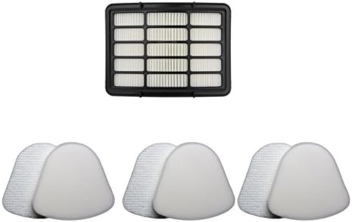 Istinctlife 3+1 Kit, 1 Hepa Filter 3 Pre-filter Foam and Felt for Shark Vacuum Cleaner Navigator Lift-away NV350, NV351, NV352, NV355, NV356E, NV357, UV440, Part Xff350 and Xhf350