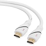 Jumbl High-Speed HDMI Category 2 Premium Cable (3 Feet) Supports 3D & 4K Resolution, Ethernet, 1080P and Audio Return - White