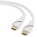 Jumbl High-Speed HDMI Category 2 Premium Cable (3 Feet) Supports 3D & 4K Resolution, Ethernet, 1080P and Audio Return - White