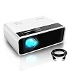 Mini Projector, CiBest Video Projector Outdoor Movie Projector 7500L, LED Portable Home Theater Projector 1080P and 200…