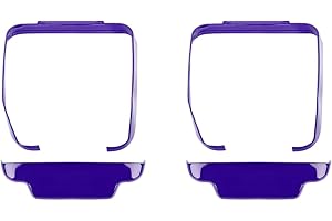 JOSHELA for Jeep JL Tail Lights Cover Frame Trim Fit for Jeep Wrangler JL JLU 2018-Present Purple Exterior Accessories 4pcs