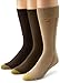 Gold Toe Men's Crew Fashion Patterned Dress 3-Pack Sock