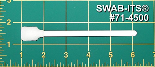 Bag of 500 Foam Swabs 5" Square Head Cleaning Swabs 714500500
