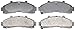 ACDelco 14D652M Advantage Semi-Metallic Front Disc Brake Pad Set with Wear Sensor primary