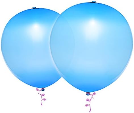 5Pcs 12Inch Multicolor Flashing LED Light up Balloons Decoration Great for All Occasions: Birthdays, Holidays, Anniversary &amp; Gift For Kids (Blue)