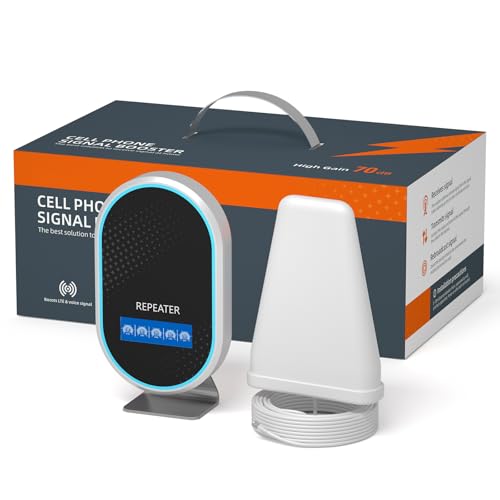 Cellular Signal Amplifier for Home and Office, 5G 4G LTE Band 1/3/7/8/20 Mobile Signal Repeater Receiving Amplifier for All Italian Operators for Wind Tre, TIM, Iliad