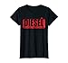 Womens Diesel Because Electric Can't Roll Coal Truck T-Shirt Medium Black