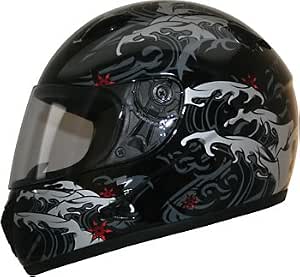 HCI-75 Black Storm Full Face Helmet-XXL 