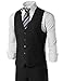 Youstar Men's Contemporary Classic Fit Stylish Contrast Vest