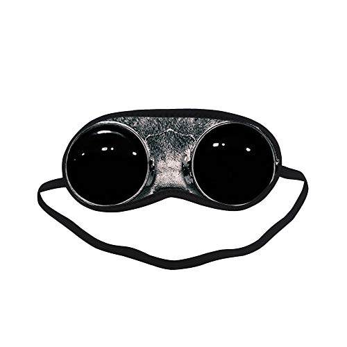 BrowneOLp Sleeping Mask Cat with Sunglasses Best Sleeping Mask Eye Mask Eye Cover for Travel,Nap,Meditation,Blindfold with Adjustable Strap for Men,Women